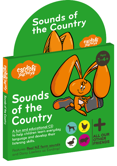 Eardrop's Journey: Sounds of the Country NZ audio story for children learn to listen