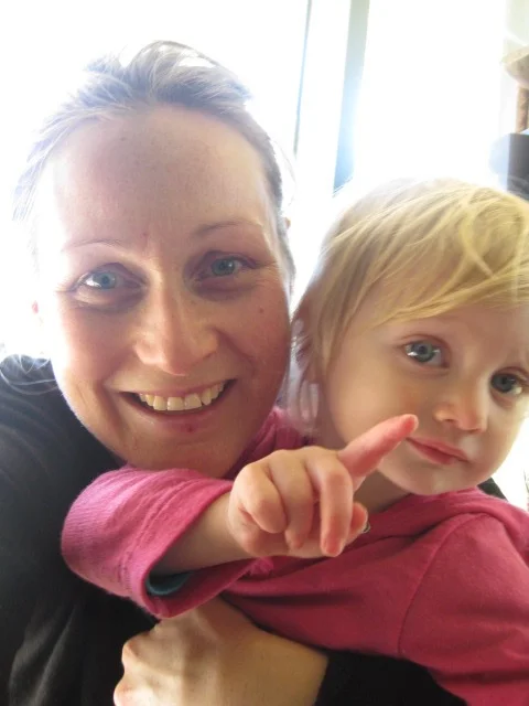 Liz Donnelly and her baby daughter