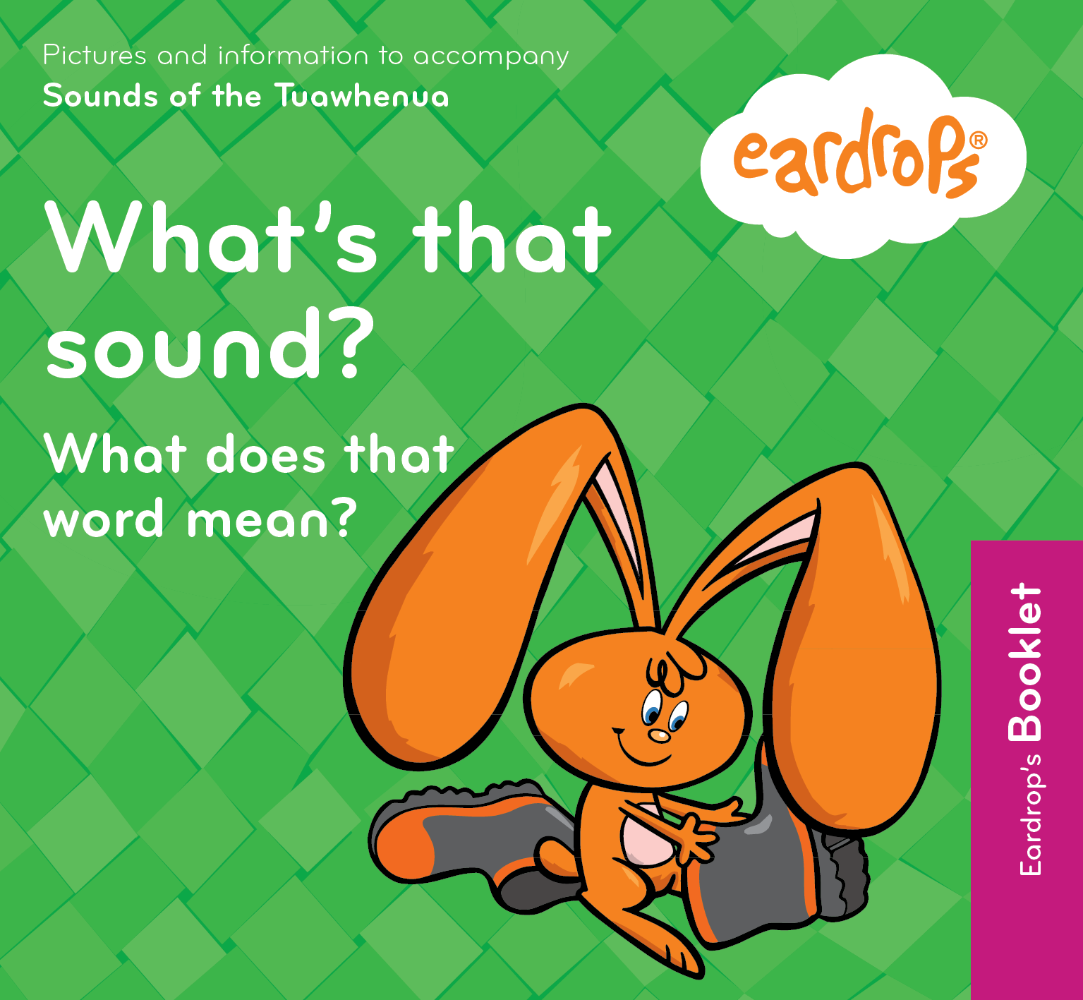 Sounds of the Tuawhenua booklet