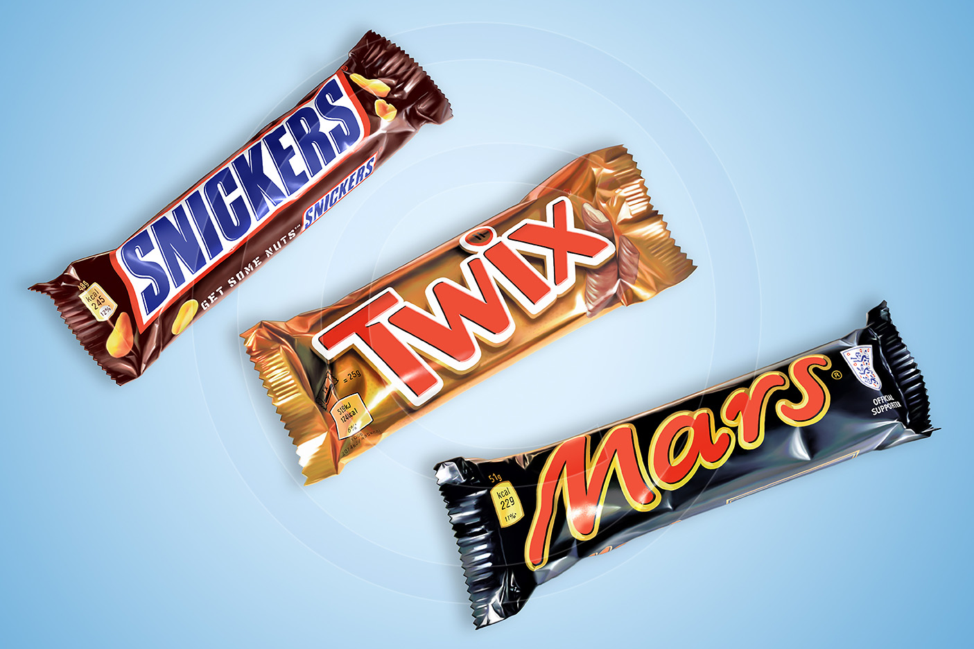 Mars Packaging sample illustration.