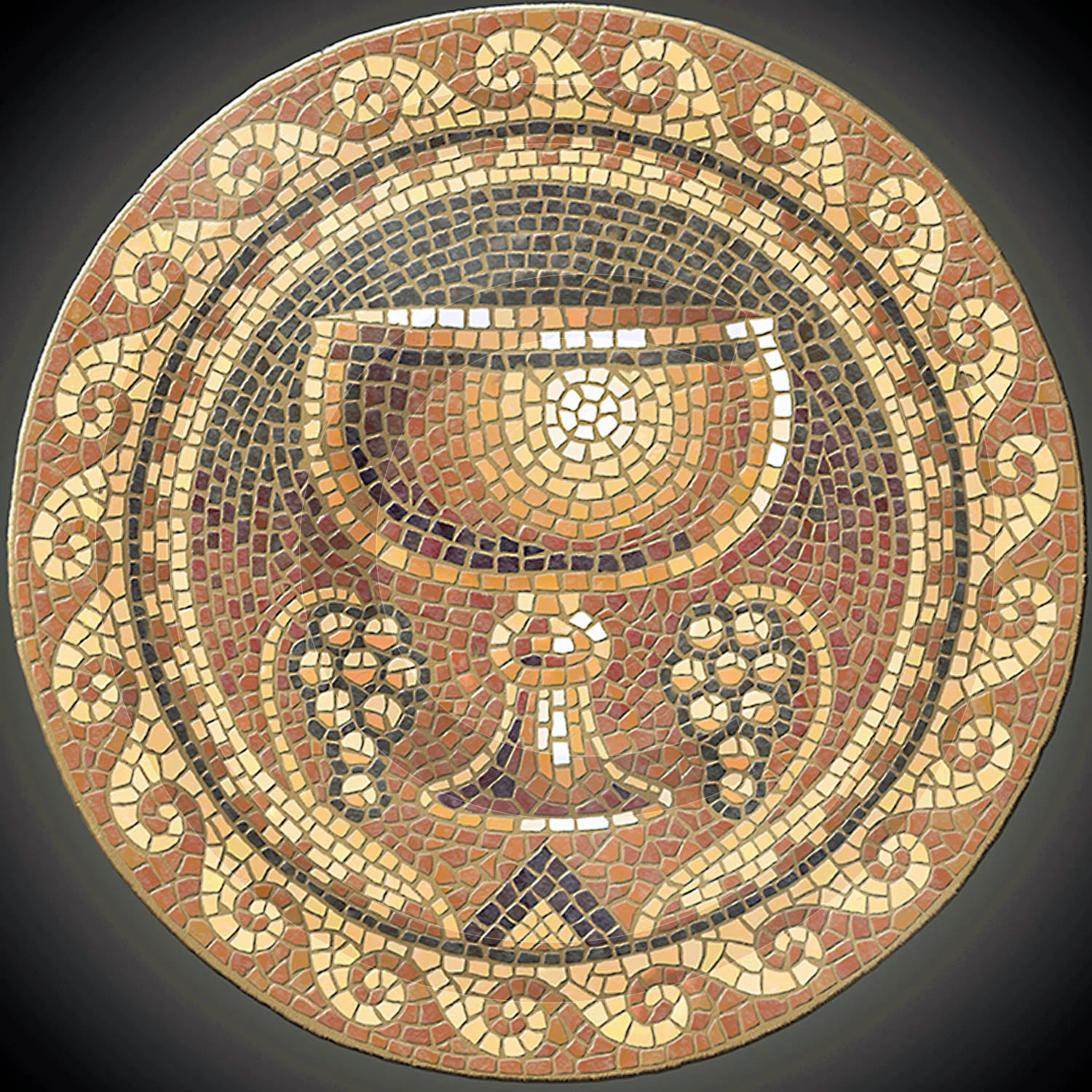 Mosaic illustration.