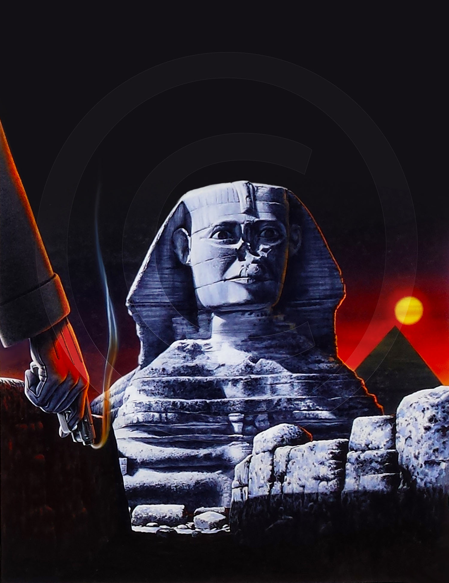 Book cover for 'Death On The Nile,' by Agatha Christie.