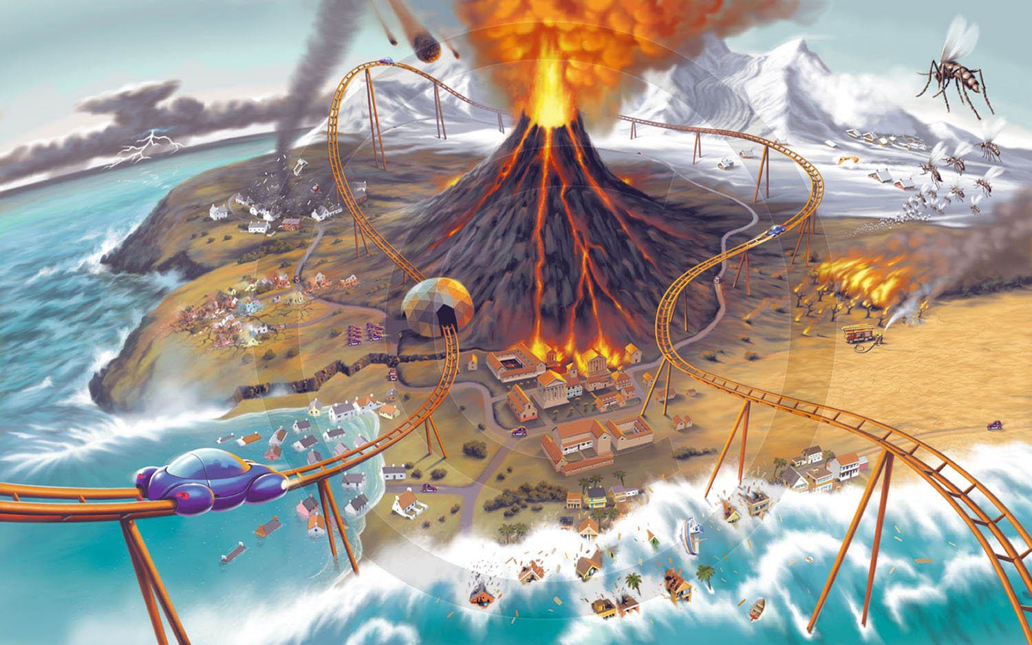 Discovery World : A thrill ride through a world of natural disasters!