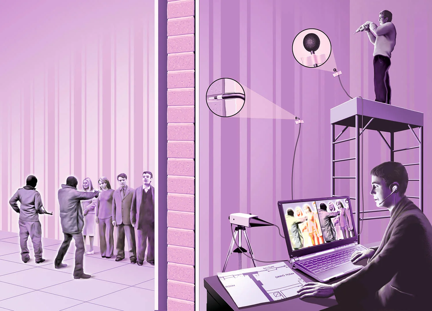 Spooks : partwork illustration.