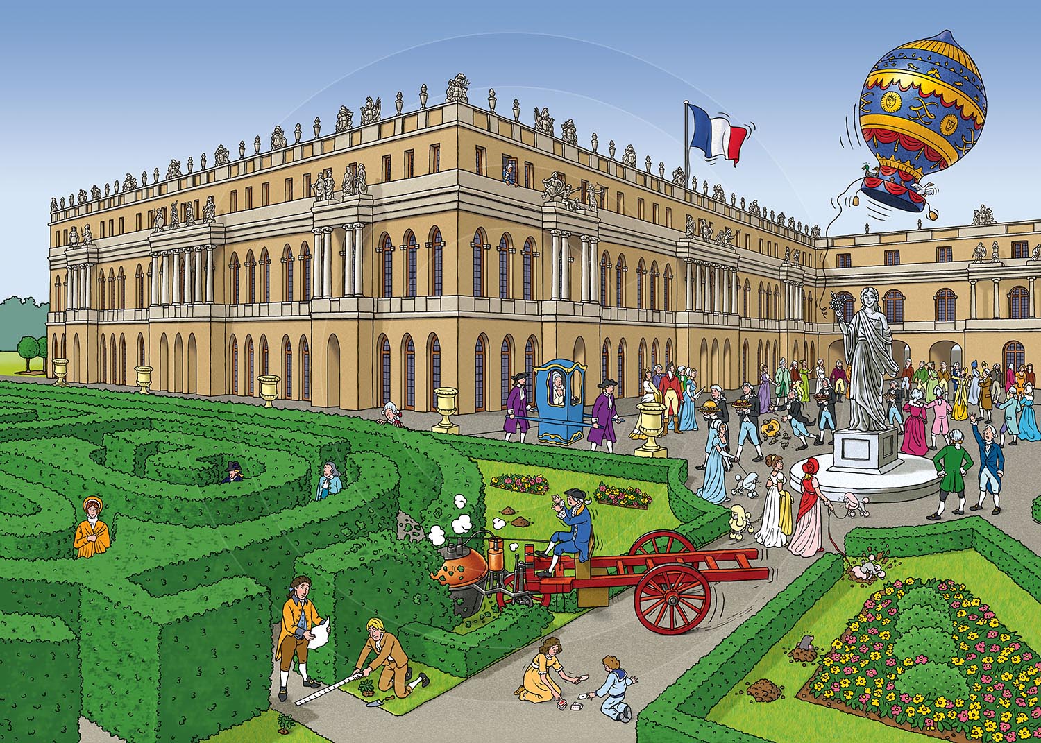 SCOOBY DOO - FRANCE : A quiz illustration from Scooby-Doo! magazine