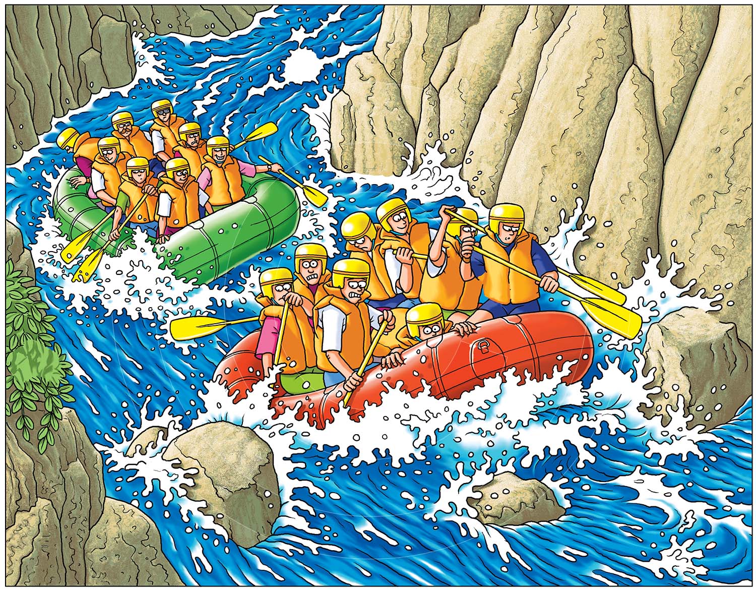 An illustration from Scooby-Doo! magazine
