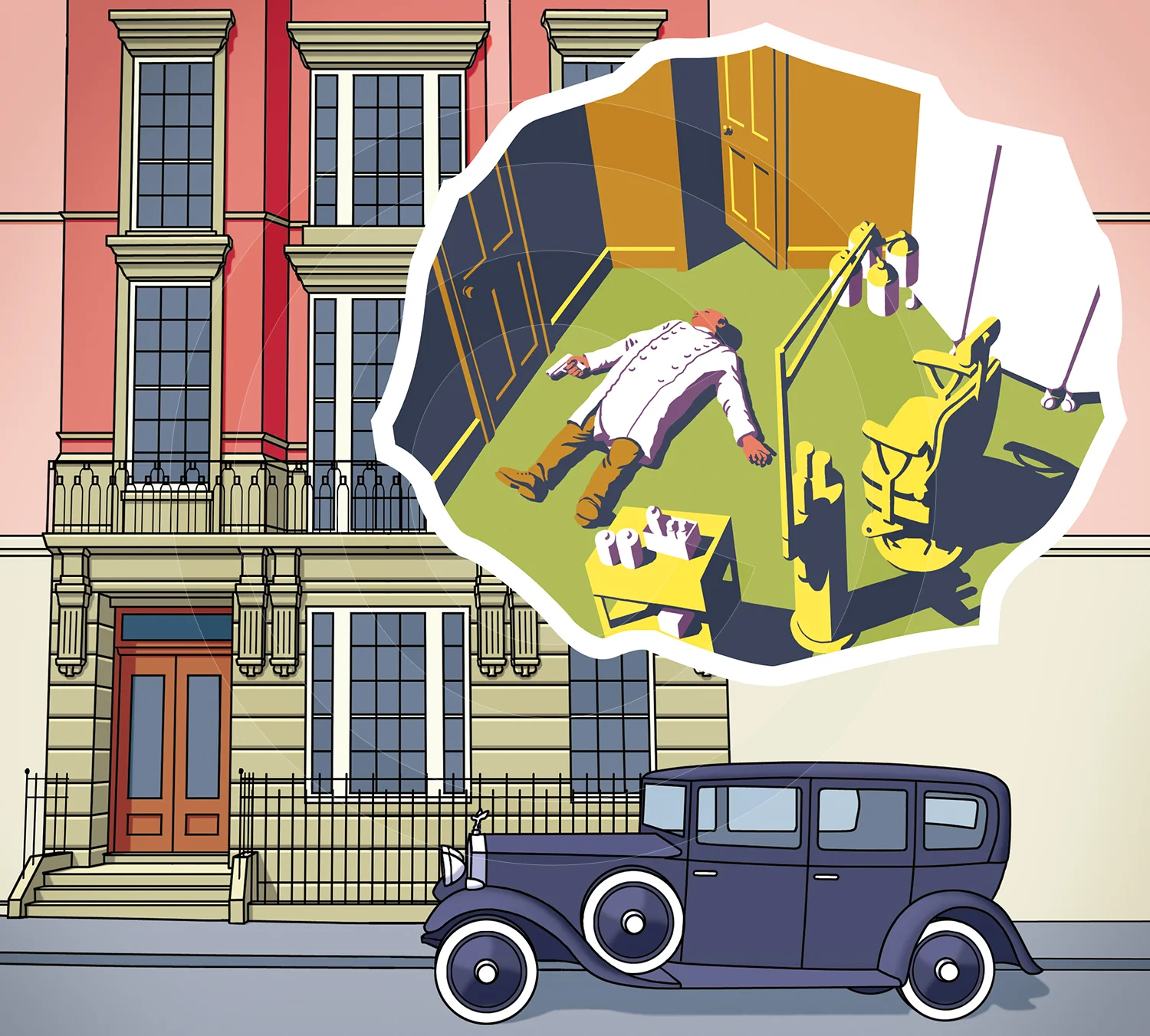 Poirot - Partwork Illustration