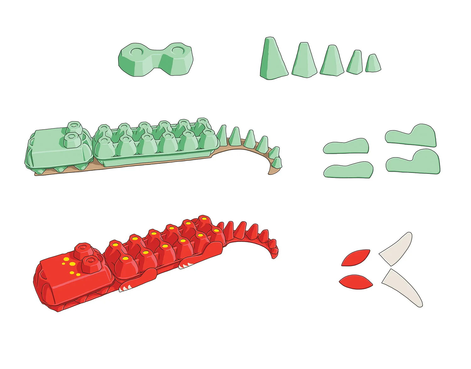 DRAGON - STEP BY STEP