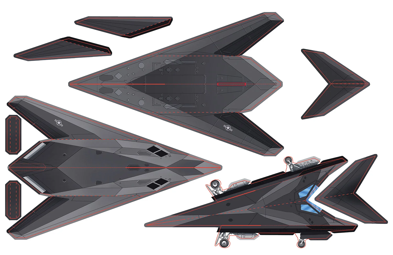 LOCKHEED NIGHTHAWK MODEL