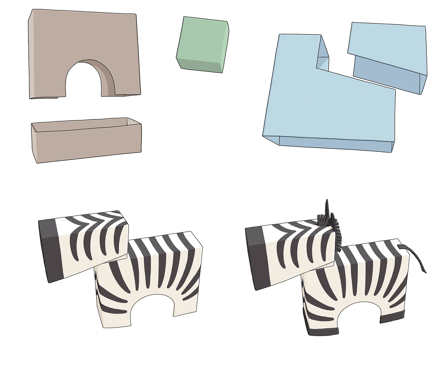 ZEBRA - STEP BY STEP