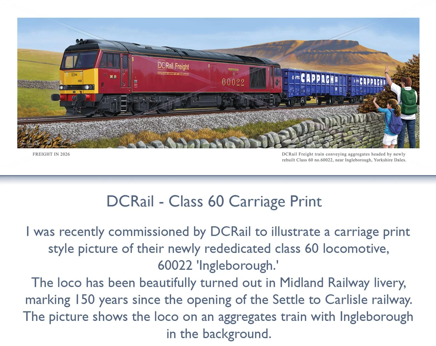 DCRail - Class 60 Carriage Print