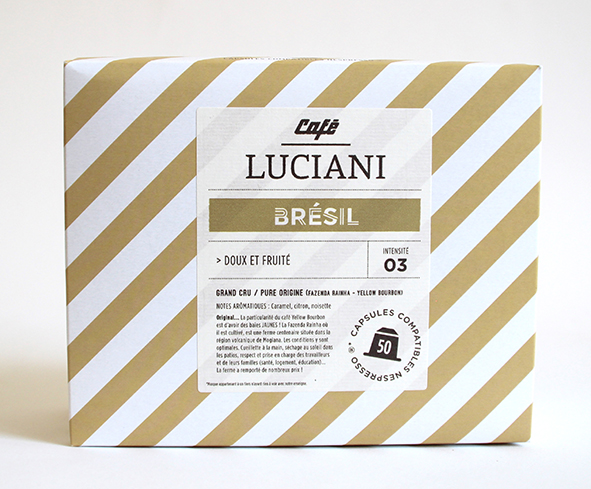 Création des boîtes de capsules Luciani
