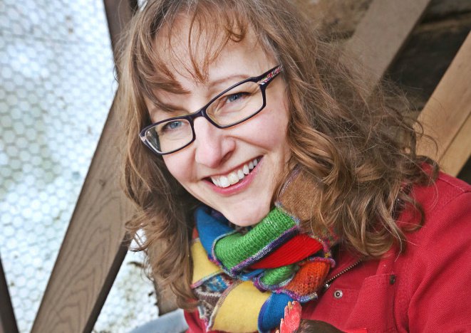 Lucie Amundsen will share stories of learning to raise chickens at the 2016 book festival.