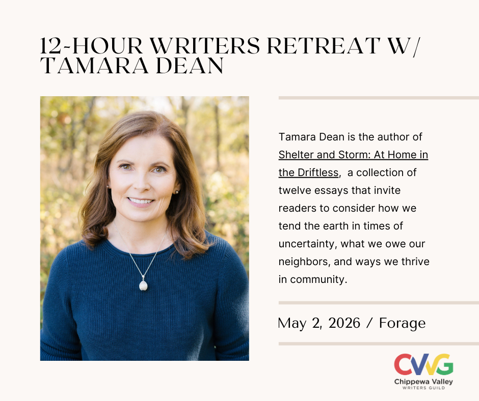 12-Hour Writers Retreat featuring writer-in-residence Tamara Dean