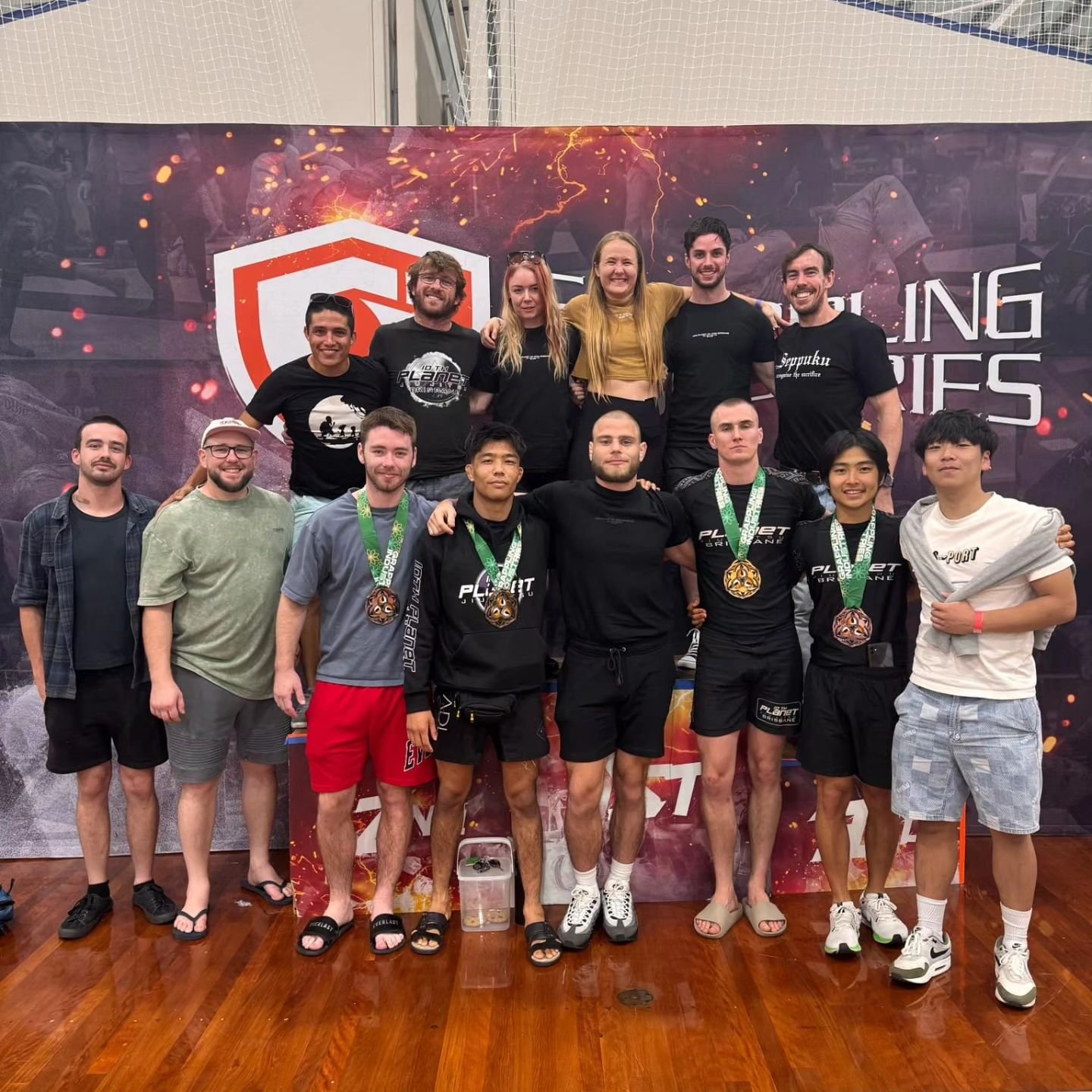@grapplingindustries Gold Coast 

Every single match today showed massive growth in the teams jiujitsu &mdash; from first time competitors putting themselves out there (and absolutely crushing it) to those that have been competing for years and conti