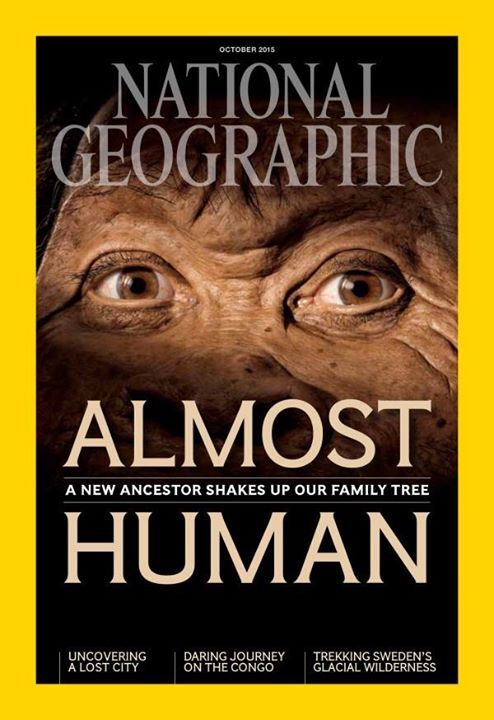  When Lee Berger’s team discovered over 1,500 bones  in a cave in South Africa and named a new species for them ( Homo naledi ), National Geographic gave me the job of figuring out what it looked like. Is there any better job than this? 