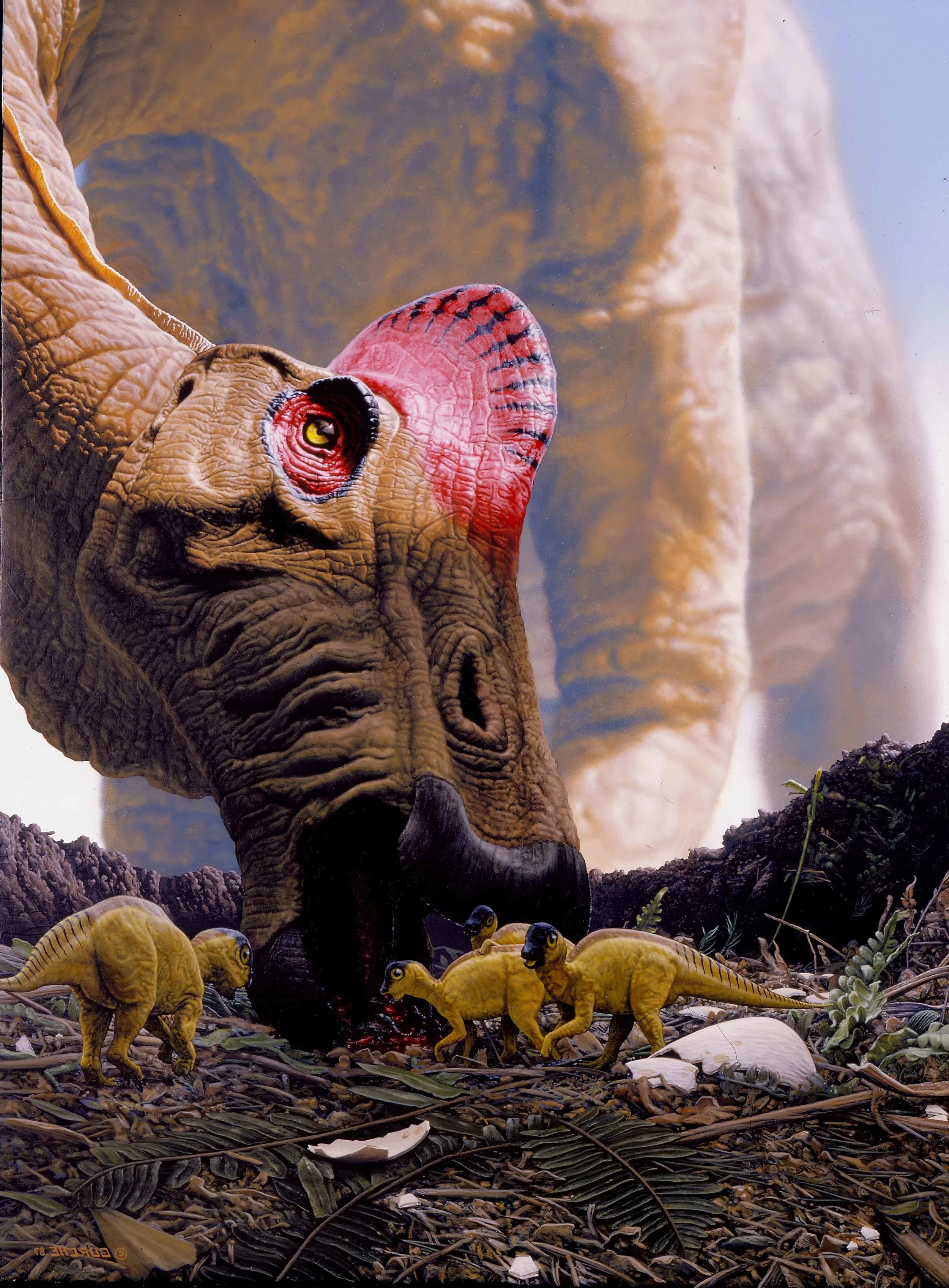 Mother+hypacrosaur+feeding+young+lite.webp