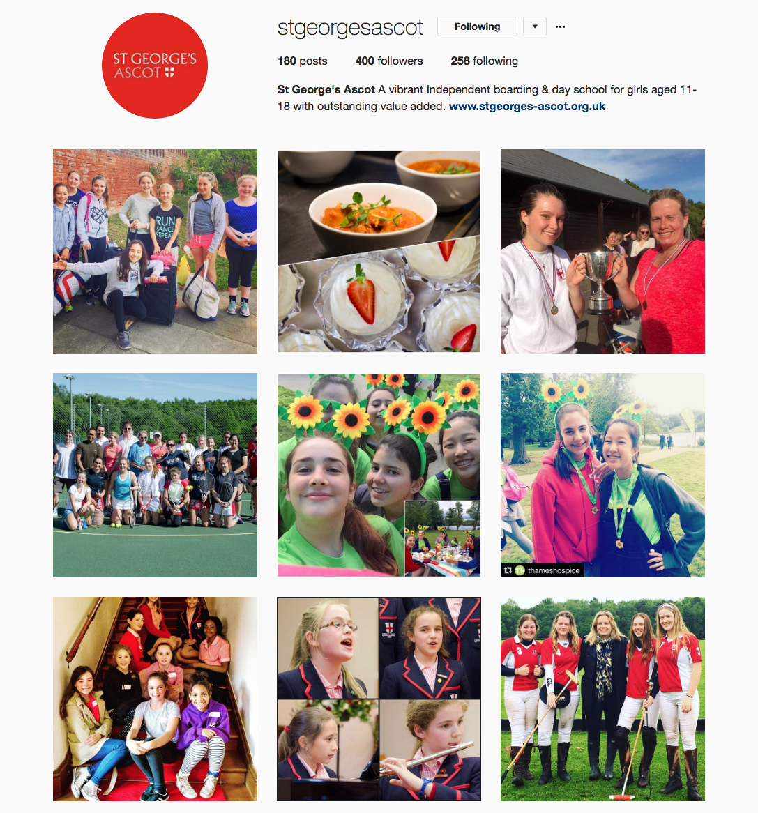 Click to enlarge - authentic #SchoolStories from St George's Ascot