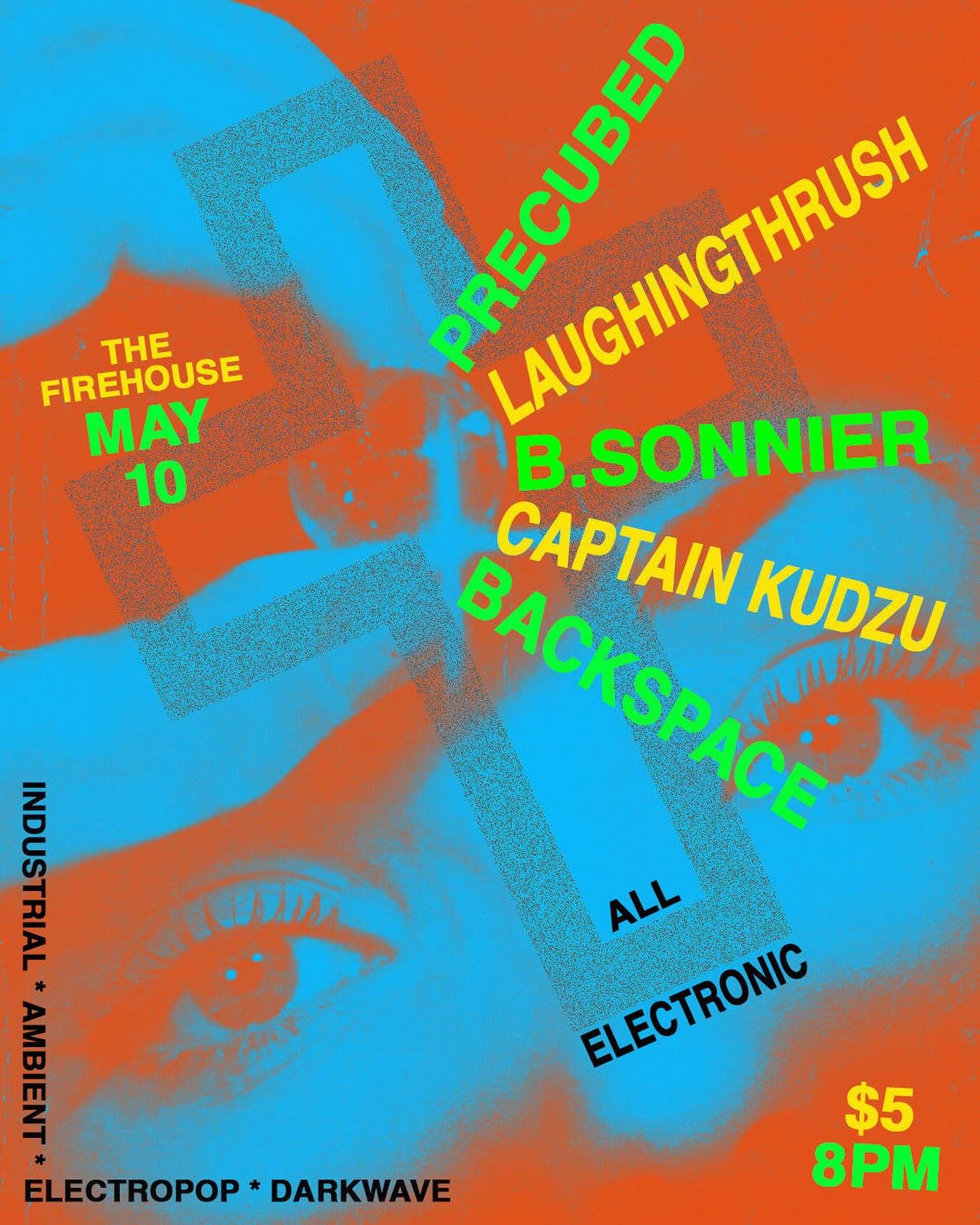This Friday! See @precubedmusic laughingthrush, @b.sonnier.exbs @captain.kudzu and @_backspace_music ! 

No booze, respect the space!