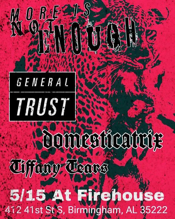 We&rsquo;ve got @general_trust and @moreisnotenoughofficial coming down to bring the industrial goth darkwave vibes! Ready to dance the night away at @firehousecommunity ? Well put on your winged eyeliner and bring out that o-ring harness, because @d