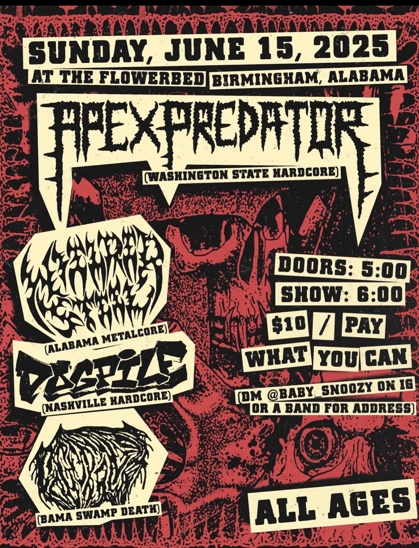 House show coming up with @apexpredatornwhc coming up!!! Message @baby_snoozy or @blaythesteuer for the addy!