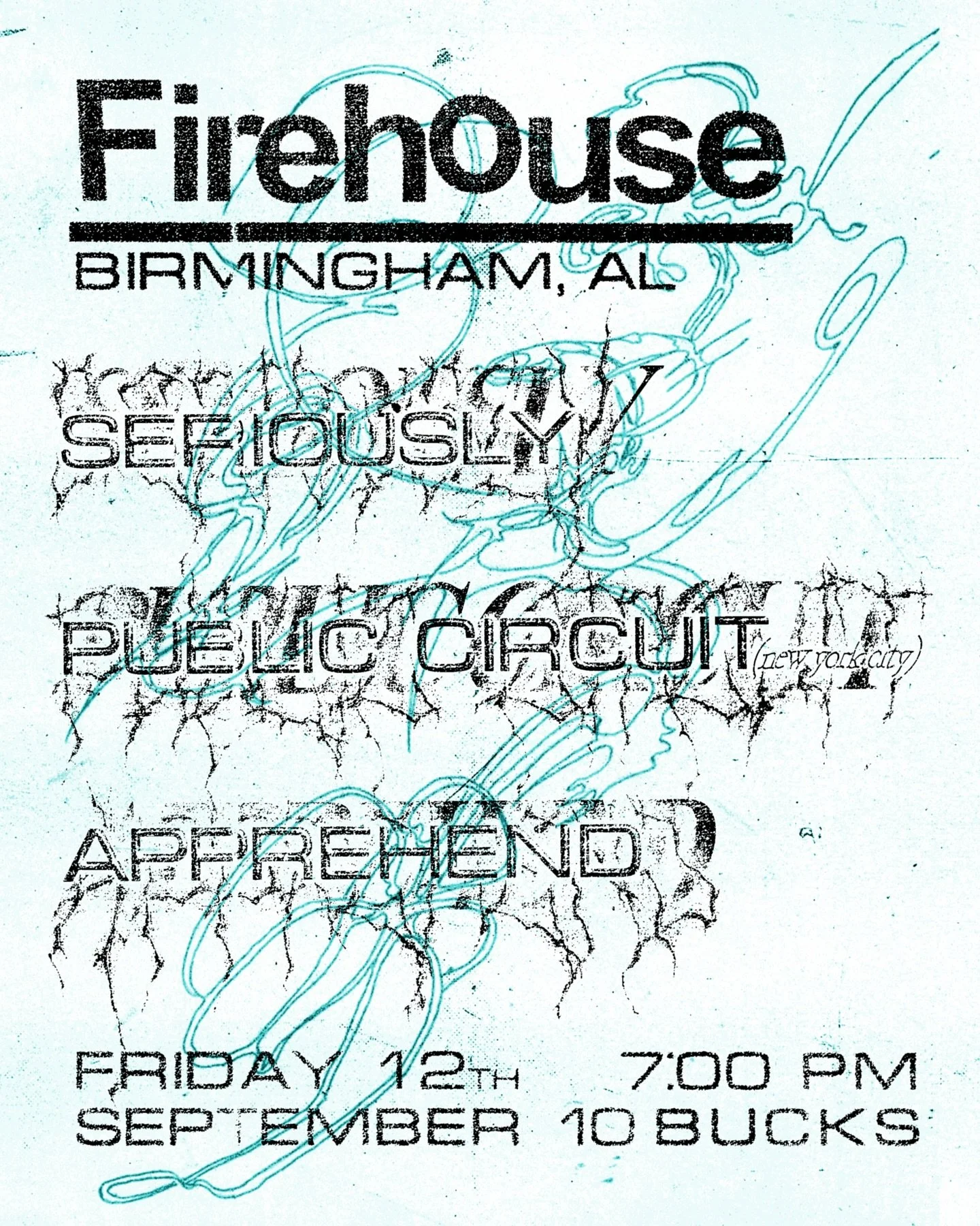 TONIGHT @firehousecommunity w/ @publiccircuitband @seriouslyband and @apprehend.al ⛓️🖤💀