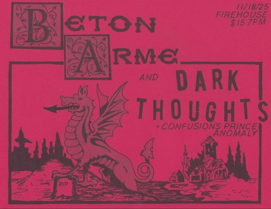Life got you down? Have you been texting your friends &ldquo;kms&rdquo;? GOODS NEWS!!!!! VIBES ARE BACK!!! @betonarme_514 AND @darkthoughtsusapunkofficial ARE PLAYING THE FIREHOUSE IN NOVEMBER!!!! Two truly legendary bands  that deserve all your love