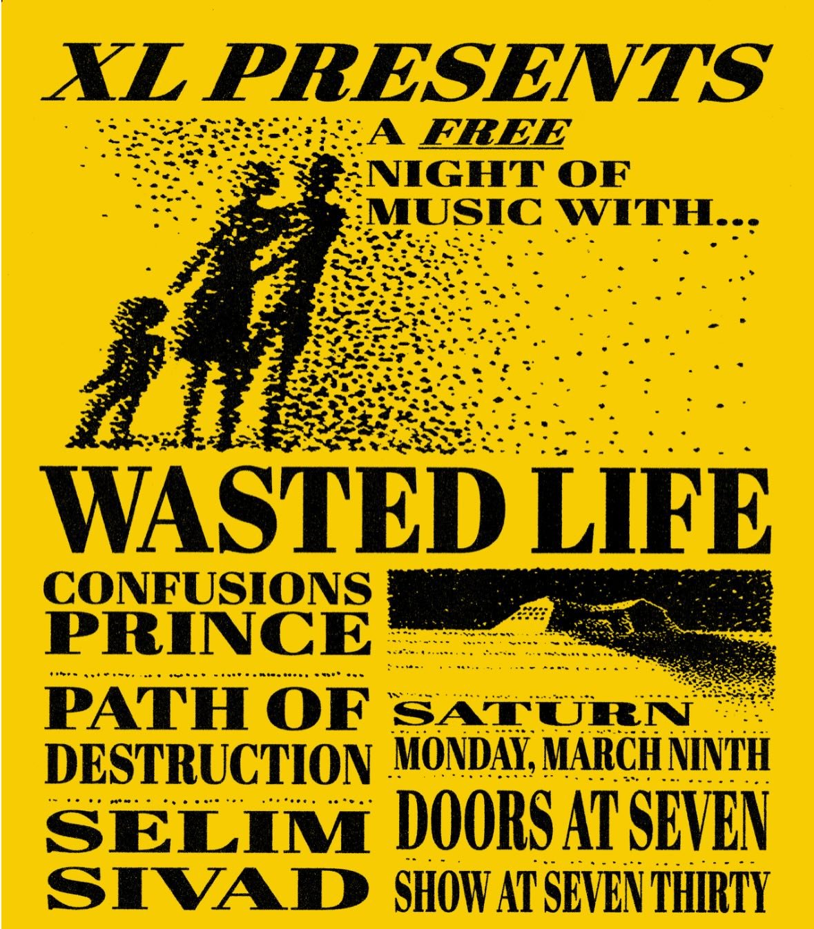 FREE GIG ALERT!!!! ZERO DOLLARS TO ATTEND THE HARDCORE GIG OF A LIFE TIME? BROTHER COME ON WITH IT!!!!!! WASTED LIFE RETURNS!!!! REAL DEAL HARDCORE!!! We got a demented group of locals with @xpathofdestructionx, Confusions Prince, and Selim Sivad. TH