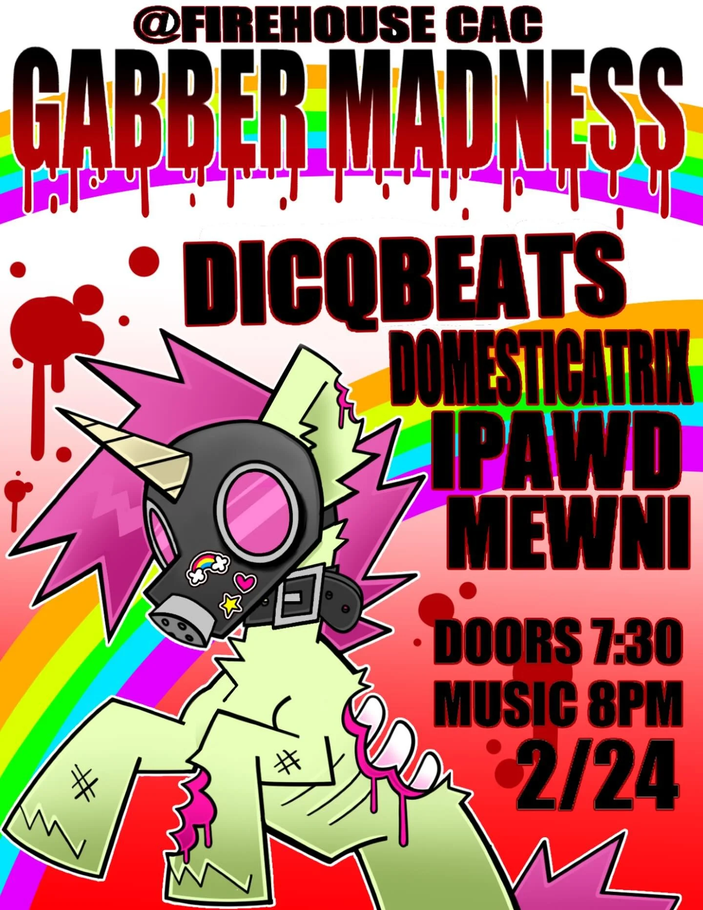 This Tuesday! @dicqbeats returns to Firehouse with @creep3rraver @cool_boy12131 and @domesticatrix_industrial_noise (playing all Amiga gabber) . Be there! $8