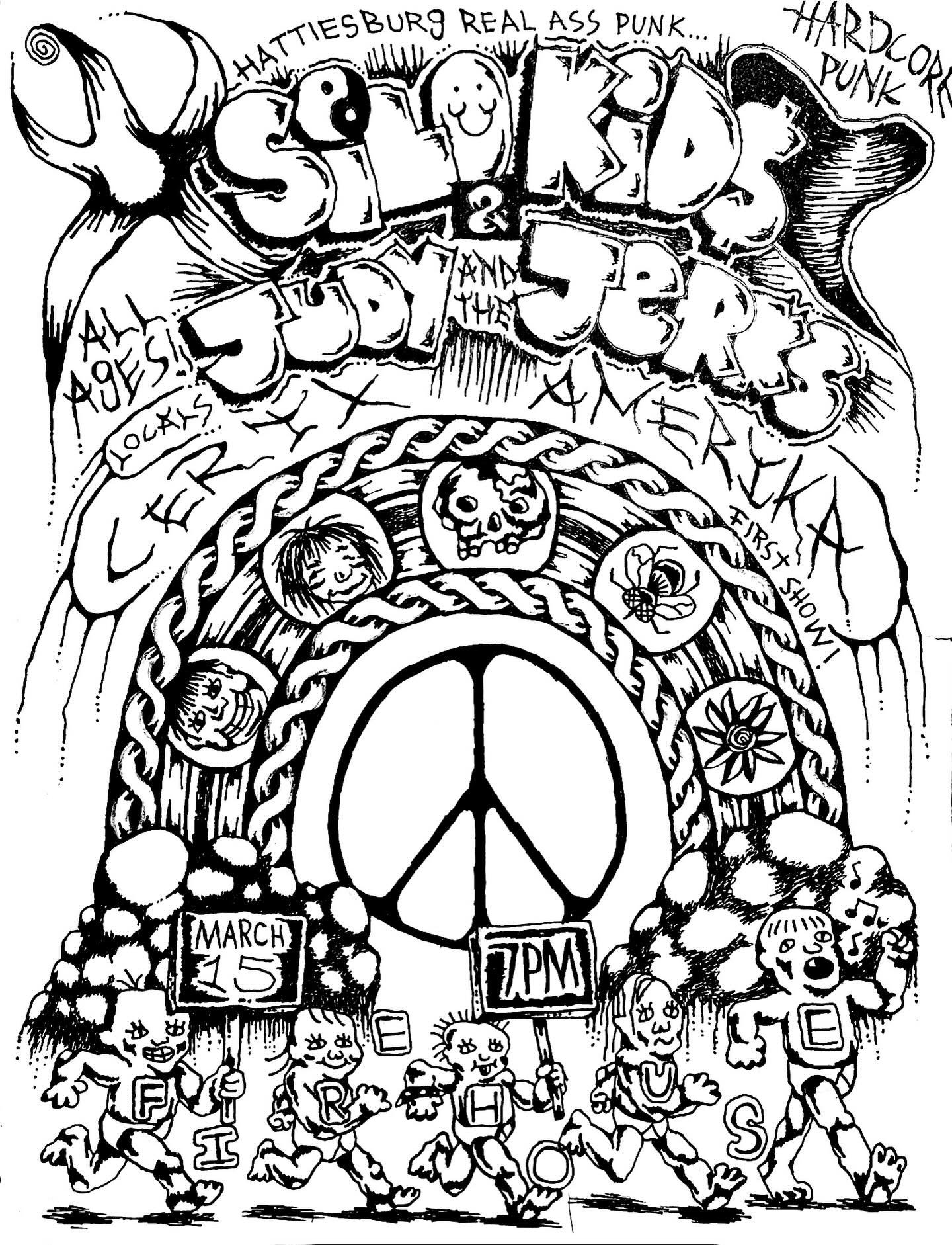 BIG ONE 3/15!!!

Southern punk GOATs JUDY AND THE JERKS are back for the first time in a good minute, with Missisippi flag bearers SILO KIDS, and local support from CERIX and AMERIKA (first show!!). Big week of hardcore punk in Birmingham, roll out!!