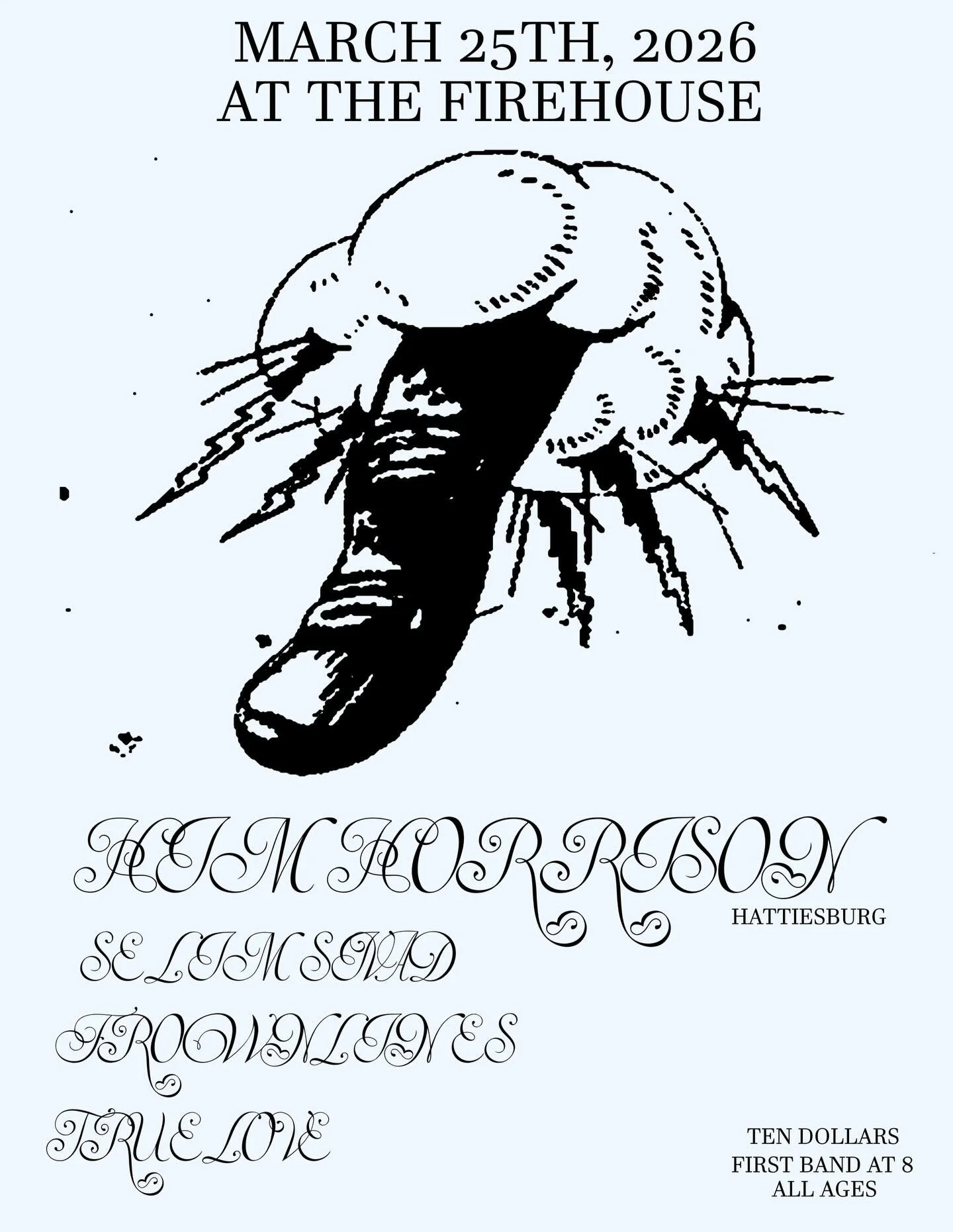 MAJOR ROCK GIG 3/25

Honorary Birmingham citizen DeeDee is rolling through supporting a new release from their project HIM HORRISON, backed by SELIM SIVAD, FROWNLINES and new posi-rockers TRUE LOVE. Show is ALL AGES so bring a friend!