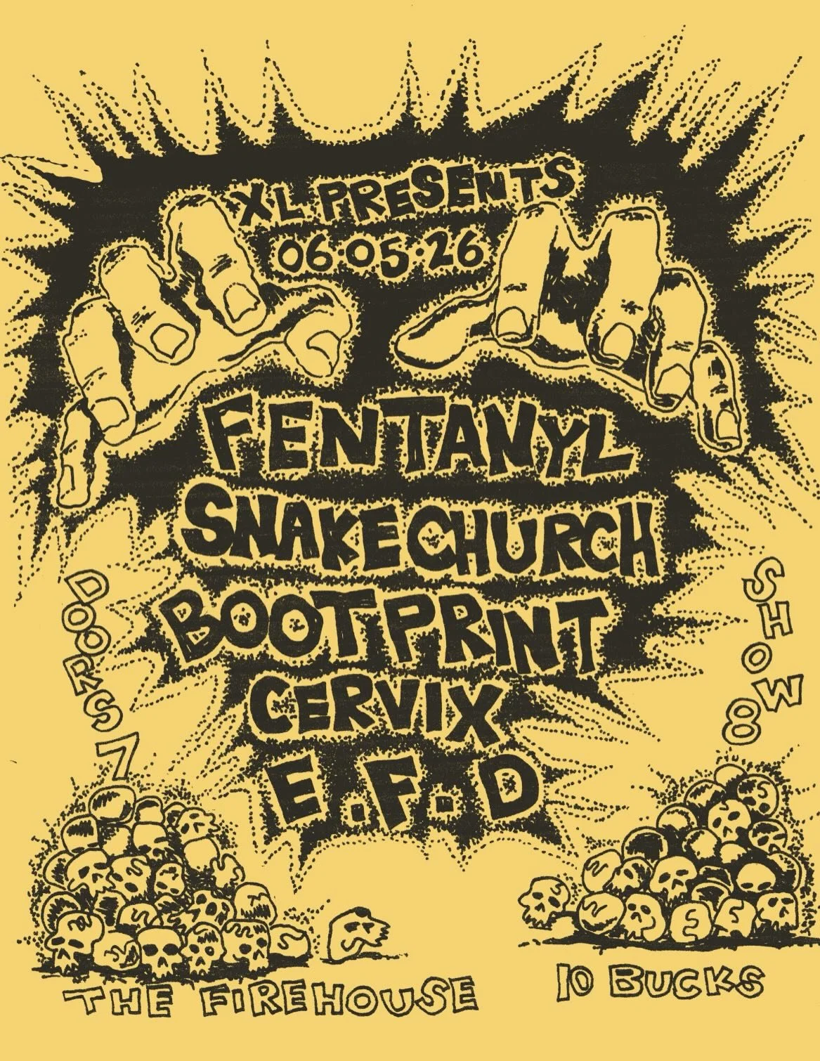 Folks&hellip;..dare I say it&hellip;DARE I FUGGIN SAY IT&hellip;..we got another banger on our hands.
The touring machine FENTAYL is finally coming to Birmingham!!!! Ya know we had to throw the nightmare combo of locals on this one with Snake Church,