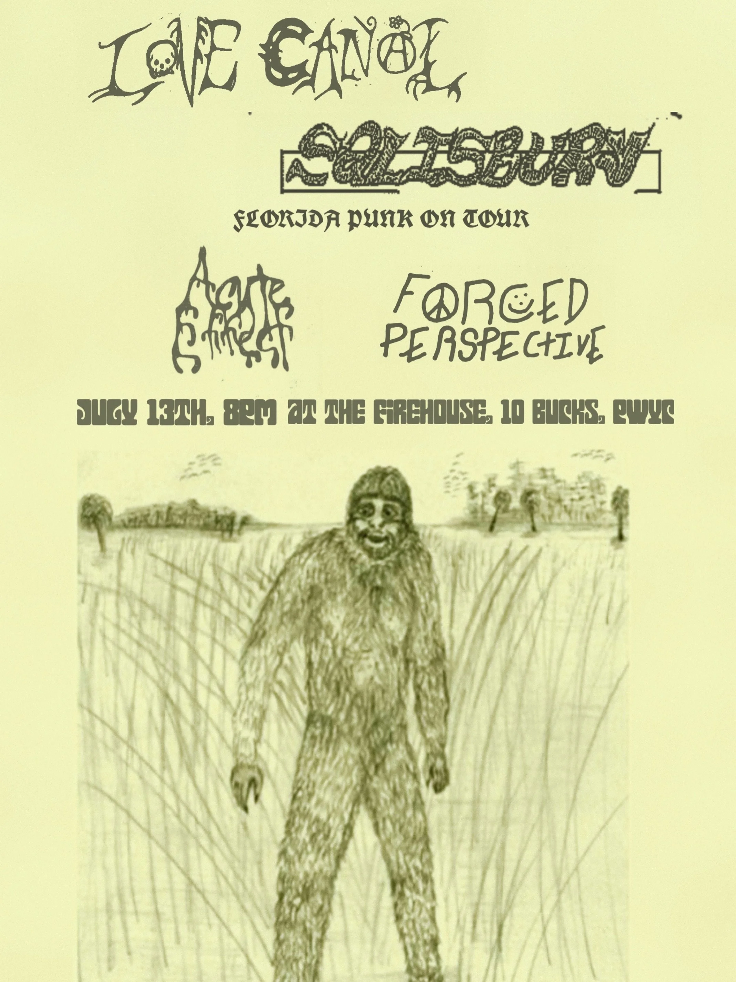 🙌🙌 TONIGHT!!!🙌🙌

YOU REALLY THOUGHT IT WAS OVER??? We just getting started&hellip;. Continuation of punk month in Birmingham, Florida young GOATs LOVE CANAL and SALISBURY are at the firehouse TONIGHT with ACUTE EFFECT (new tape out!!) and FORCED 