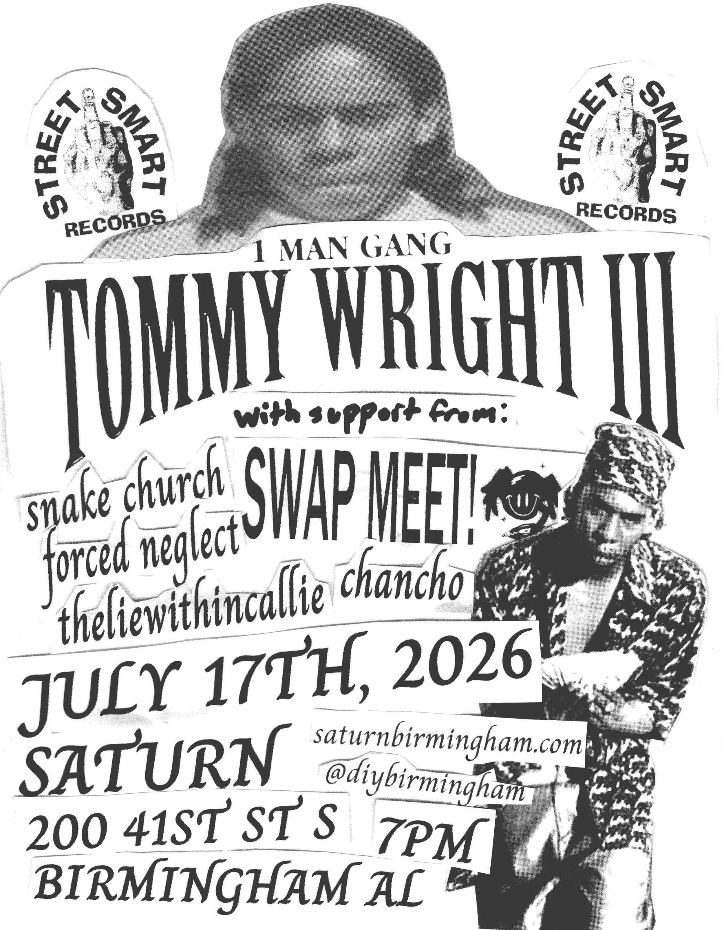 He&rsquo;s baaaaaack&hellip;.. One Man Gang from Memphis TOMMY WRIGHT III makes his return to Birmingham AL for his FIRST OUT OF TOWN SHOW OF 2026. After blowing the roof off of Firehouse in 2022, he&rsquo;s back for another legendary night in Birmin