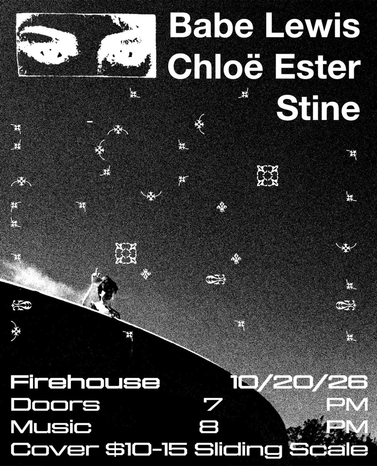 Tomorrow at @firehousecommunity! Babe Lewis and Chloe Ester coming through from VA with @stine________________ + friends🖤