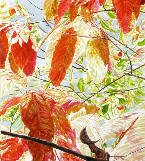 Robert Halliday, Autumn Glow, watercolor, $4,500