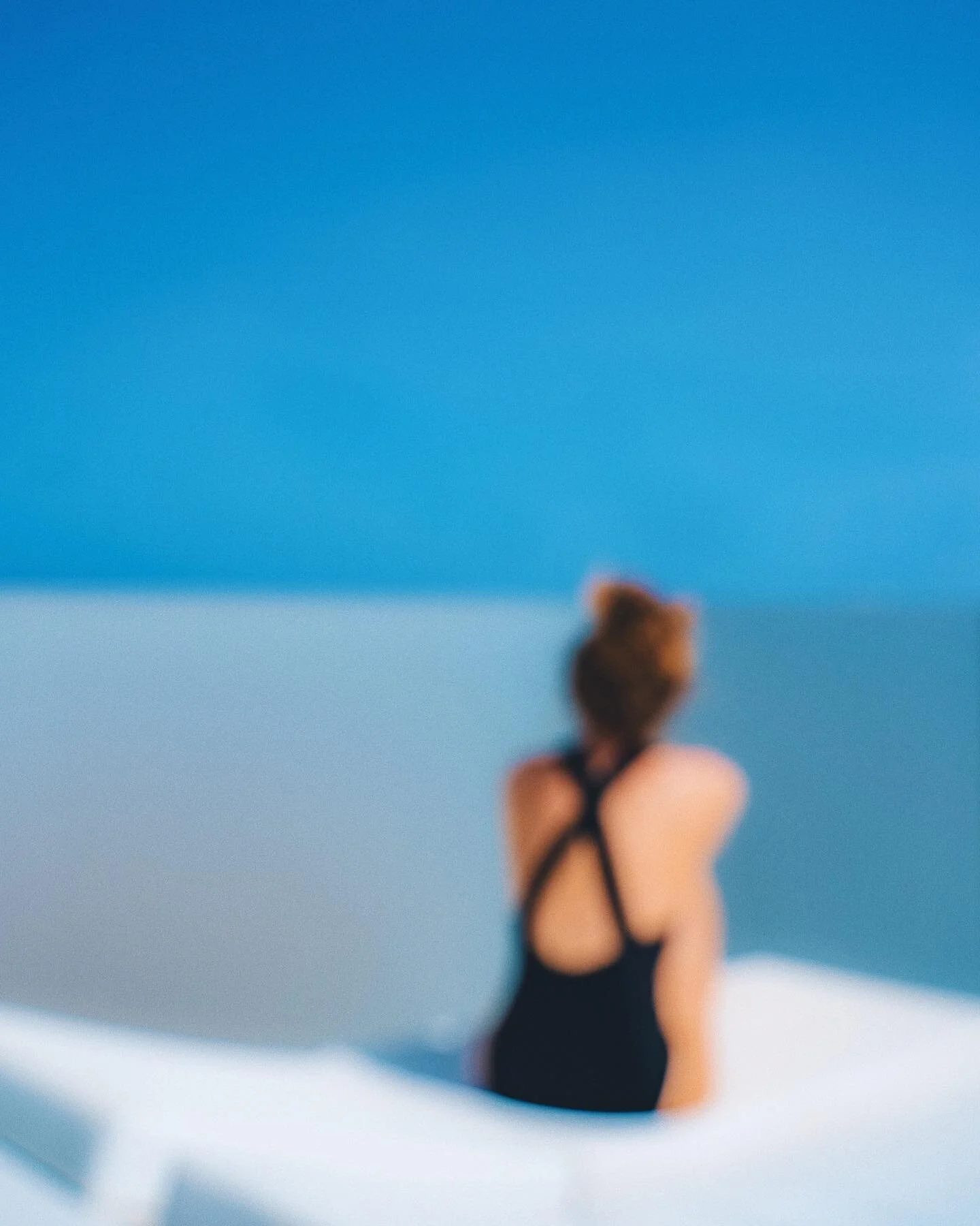 Daydreaming about a holiday on holiday.