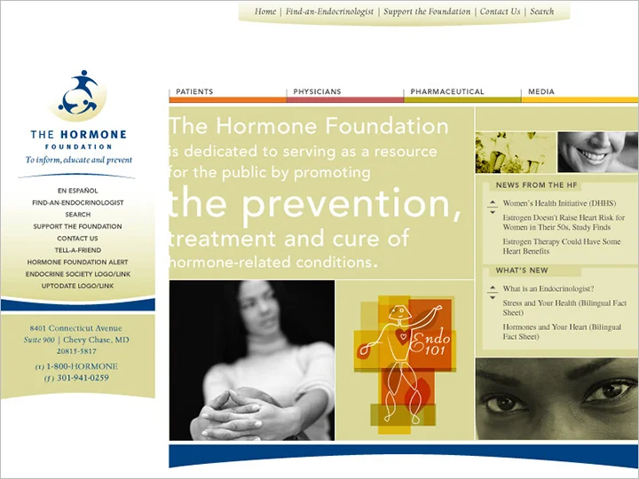 Website: Home Page Detail