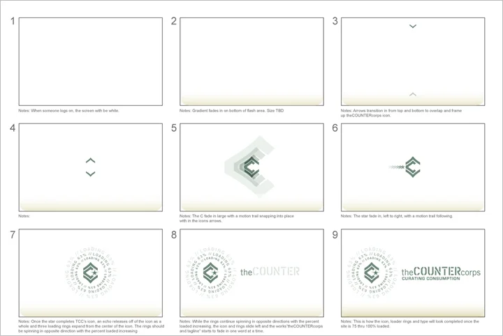 Logo Animation Storyboard