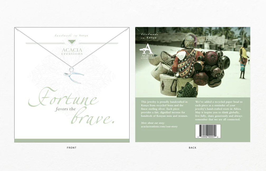 Lucky | Product Card Front and Back