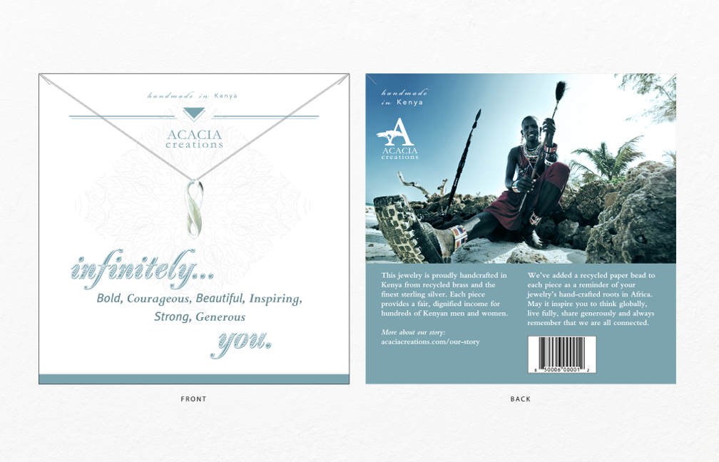 Infinity | Product Card Front and Back