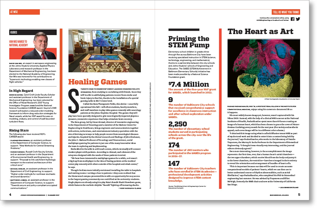JHU Engineering Department: News Example