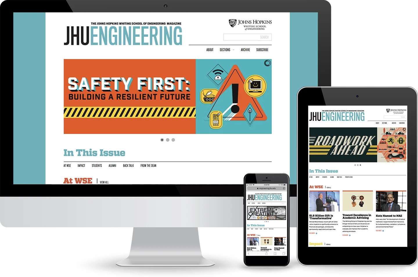 JHU Engineering: Digital Publication Example