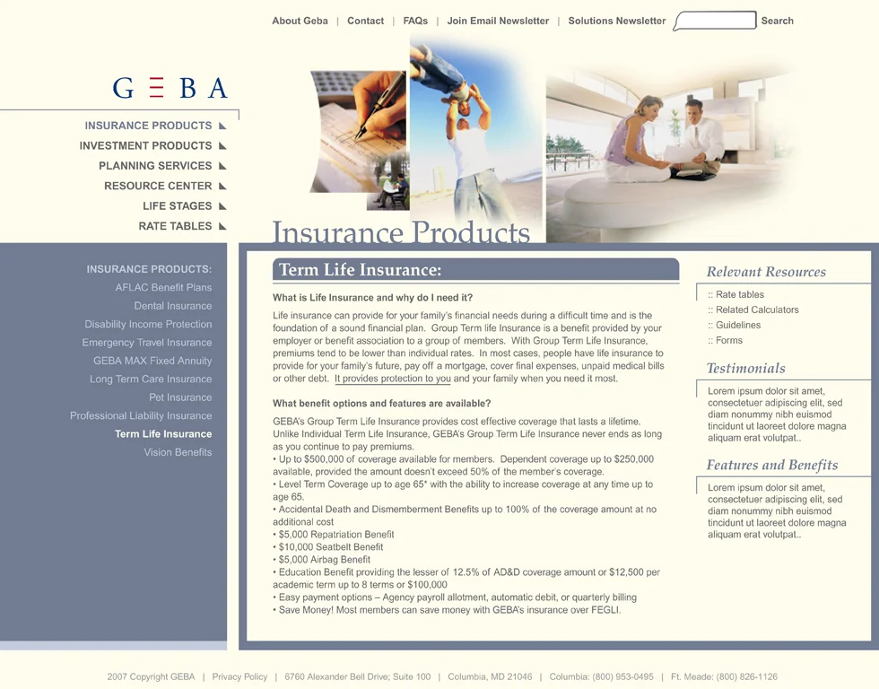 Government Employees' Benefit Association - (Financial Services)