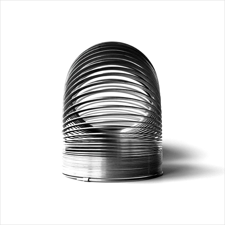 The Slinky. Designed by Richard James. 1943.