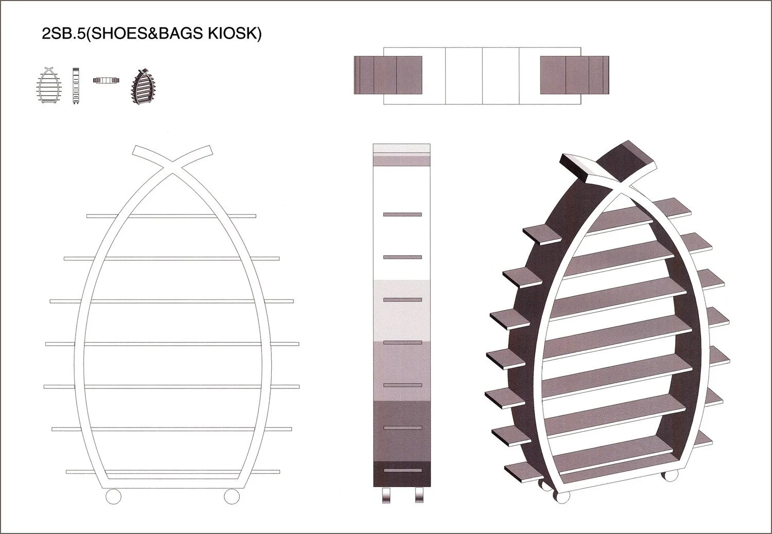 Retail Kiosk Design for Central Department Store