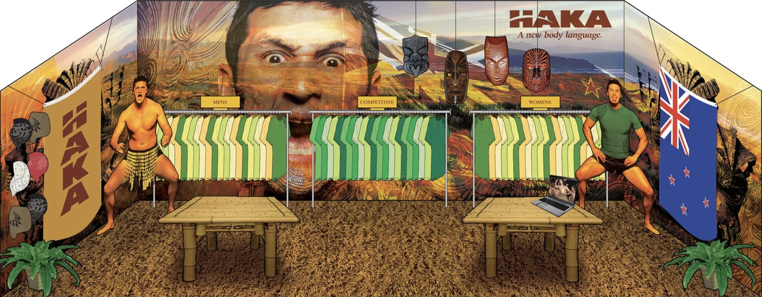 HAKA Apparel Exhibit Design