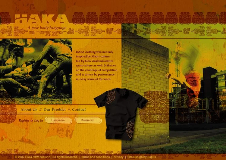 HAKA Apparel Retail Branding