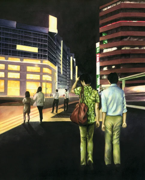 Shibuya Night Scene