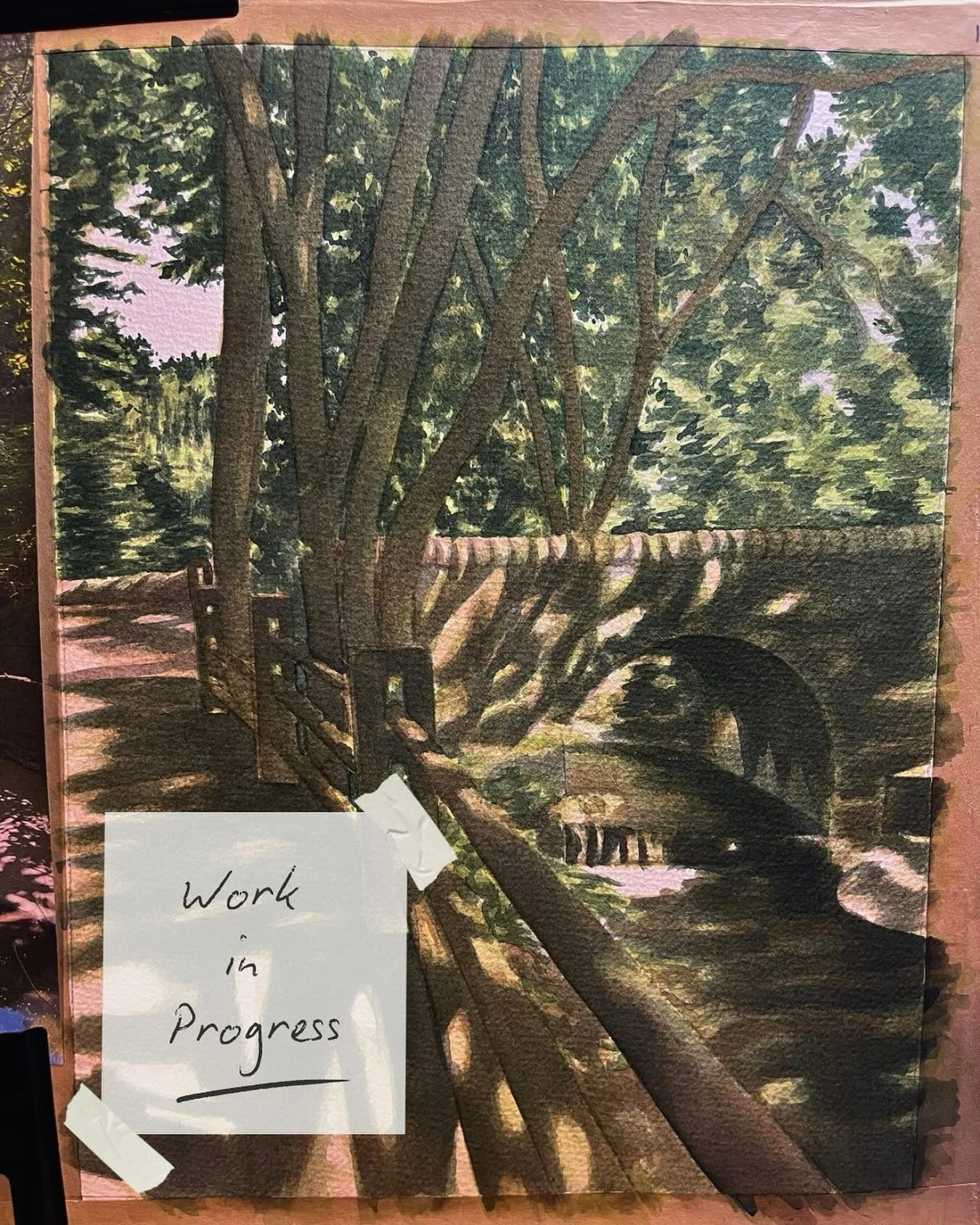 I moved this past spring, and my studio practice had to take a bake seat to get the house and studio set up, but I&rsquo;ve been getting back into the swing of things over the past month. This piece is on my easel right now, and I&rsquo;ve been enjoy
